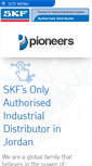 Mobile Screenshot of pioneers-skf.com